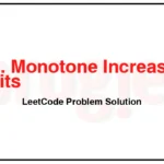 738-Monotone-Increasing-Digits-LeetCode-Problem-Solution