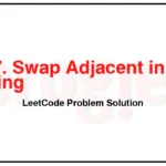 777-Swap-Adjacent-in-LR-String-LeetCode-Problem-Solution