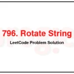 796-Rotate-String-LeetCode-Problem-Solution