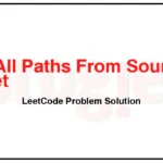 797-All-Paths-From-Source-to-Target-LeetCode-Problem-Solution