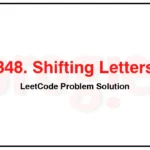 848-Shifting-Letters-LeetCode-Problem-Solution