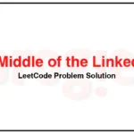 876-Middle-of-the-Linked-List-LeetCode-Problem-Solution