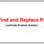 890-Find-and-Replace-Pattern-LeetCode-Problem-Solution