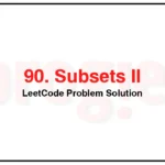 90-Subsets-II-LeetCode-Problem-Solution