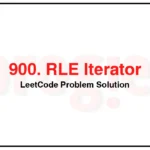 900-RLE-Iterator-LeetCode-Problem-Solution