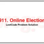 911-Online-Election-LeetCode-Problem-Solution