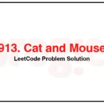 913-Cat-and-Mouse-LeetCode-Problem-Solution