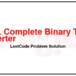 919-Complete-Binary-Tree-Inserter-LeetCode-Problem-Solution