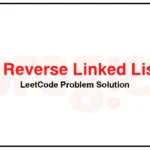 92-Reverse-Linked-List-II-LeetCode-Problem-Solution