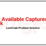 999-Available-Captures-for-Rook-LeetCode-Problem-Solution