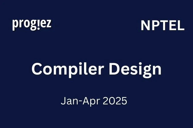 Compiler Design Week 4 Nptel Assignment Answers