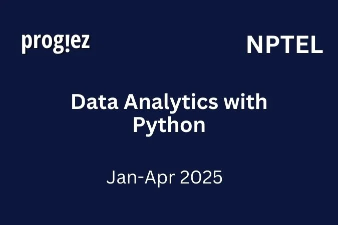 Data Analytics with Python Nptel Week 8 Quiz Answers