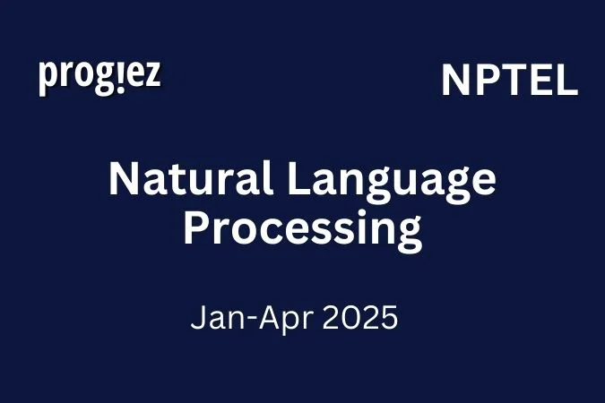 Natural Language Processing Nptel Week 4 Quiz Answers