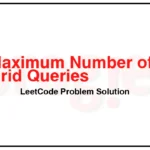 2503-Maximum-Number-of-Points-From-Grid-Queries-LeetCode-Problem-Solution