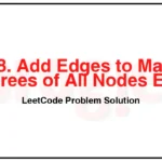 2508-Add-Edges-to-Make-Degrees-of-All-Nodes-Even-LeetCode-Problem-Solution