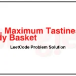 2517-Maximum-Tastiness-of-Candy-Basket-LeetCode-Problem-Solution