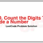 2520-Count-the-Digits-That-Divide-a-Number-LeetCode-Problem-Solution