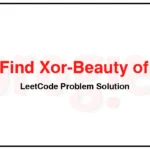 2527-Find-Xor-Beauty-of-Array-LeetCode-Problem-Solution