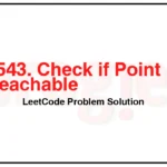 2543-Check-if-Point-Is-Reachable-LeetCode-Problem-Solution