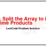 2584-Split-the-Array-to-Make-Coprime-Products-LeetCode-Problem-Solution