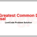 2709-Greatest-Common-Divisor-Traversal-LeetCode-Problem-Solution