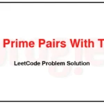 2761-Prime-Pairs-With-Target-Sum-LeetCode-Problem-Solution