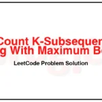 2842-Count-K-Subsequences-of-a-String-With-Maximum-Beauty-LeetCode-Problem-Solution