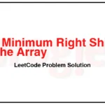 2855-Minimum-Right-Shifts-to-Sort-the-Array-LeetCode-Problem-Solution