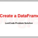 2877-Create-a-DataFrame-from-List-LeetCode-Problem-Solution