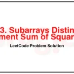 2913-Subarrays-Distinct-Element-Sum-of-Squares-I-LeetCode-Problem-Solution