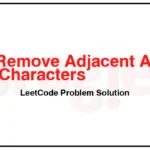 2957-Remove-Adjacent-Almost-Equal-Characters-LeetCode-Problem-Solution