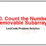 2970-Count-the-Number-of-Incremovable-Subarrays-I-LeetCode-Problem-Solution