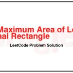 3000-Maximum-Area-of-Longest-Diagonal-Rectangle-LeetCode-Problem-Solution