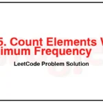 3005-Count-Elements-With-Maximum-Frequency-LeetCode-Problem-Solution