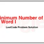 3014-Minimum-Number-of-Pushes-to-Type-Word-I-LeetCode-Problem-Solution