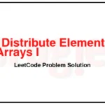 3069-Distribute-Elements-Into-Two-Arrays-I-LeetCode-Problem-Solution