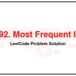 3092-Most-Frequent-IDs-LeetCode-Problem-Solution