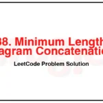 3138-Minimum-Length-of-Anagram-Concatenation-LeetCode-Problem-Solution