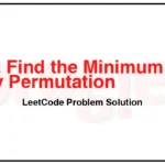 3149-Find-the-Minimum-Cost-Array-Permutation-LeetCode-Problem-Solution