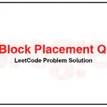 3161-Block-Placement-Queries-LeetCode-Problem-Solution