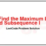 3201-Find-the-Maximum-Length-of-Valid-Subsequence-I-LeetCode-Problem-Solution