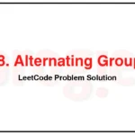 3208-Alternating-Groups-II-LeetCode-Problem-Solution