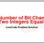 3226-Number-of-Bit-Changes-to-Make-Two-Integers-Equal-LeetCode-Problem-Solution