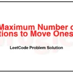 3228-Maximum-Number-of-Operations-to-Move-Ones-to-the-End-LeetCode-Problem-Solution