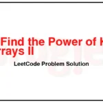 3255-Find-the-Power-of-K-Size-Subarrays-II-LeetCode-Problem-Solution