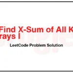 3318-Find-X-Sum-of-All-K-Long-Subarrays-I-LeetCode-Problem-Solution