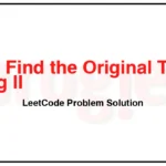 3333-Find-the-Original-Typed-String-II-LeetCode-Problem-Solution