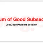 3351-Sum-of-Good-Subsequences-LeetCode-Problem-Solution