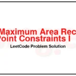 3380-Maximum-Area-Rectangle-With-Point-Constraints-I-LeetCode-Problem-Solution