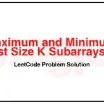 3430-Maximum-and-Minimum-Sums-of-at-Most-Size-K-Subarrays-LeetCode-Problem-Solution